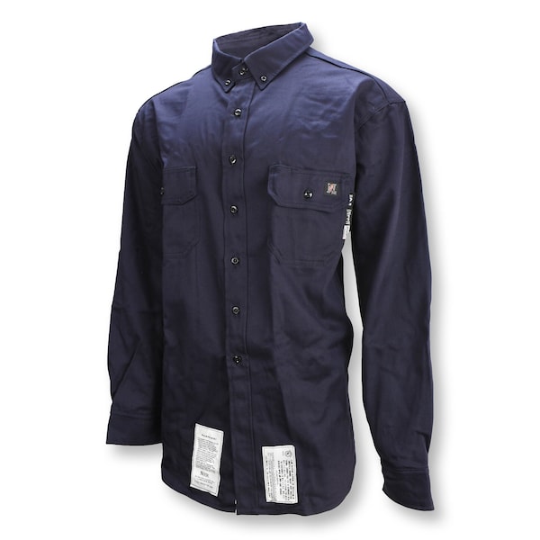 Workwear 7 oz Indura FR Shirt-NV-M